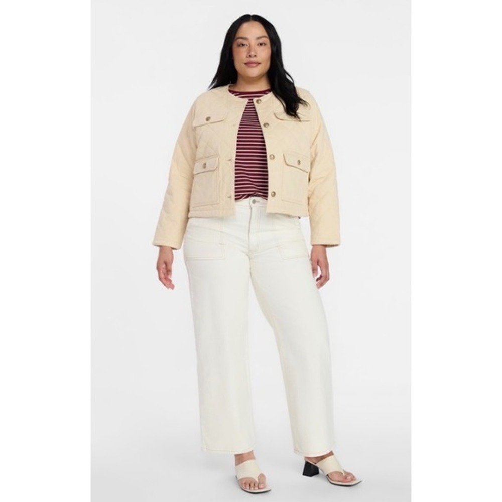 Women quilted cotton jacket XXXL